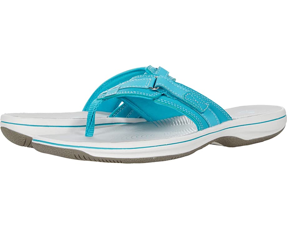 Breeze Sea Clarks sandals, aqua synthetic