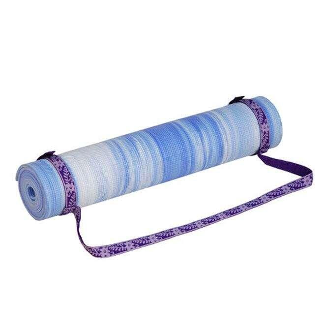 Yoga Mat Carrying Strap, Patterned, Purple BODHI, Purple