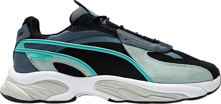 حذاء رياضي Puma RS-Connect Splash Black Eggshell Blue، أسود