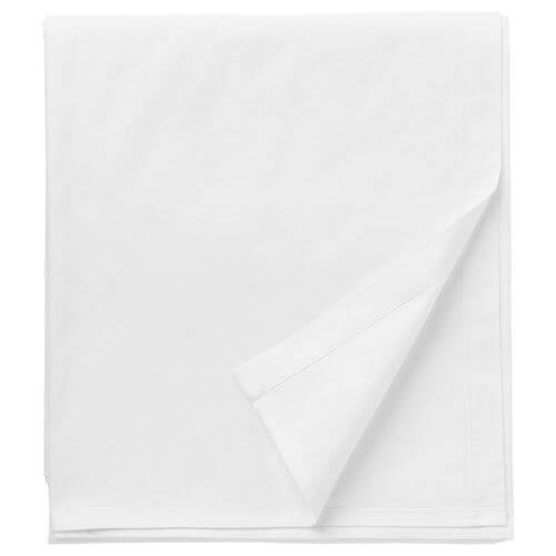 Bed sheet Ikea Dvala, 240x260 cm, white