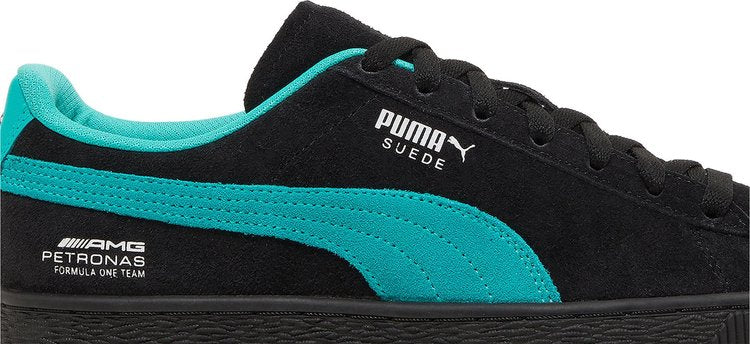 Sneakers Puma Mercedes-AMG Petronas F1 x Suede Black Spectra Green, black