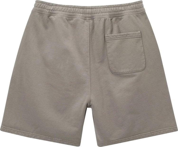 Stussy Overdyed Stock Logo Short 'Sand', gray