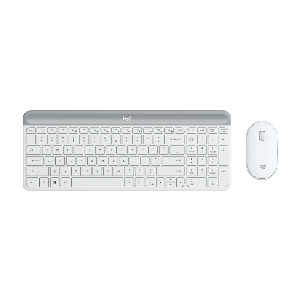 Logitech MK470 peripheral kit (keyboard + mouse), white