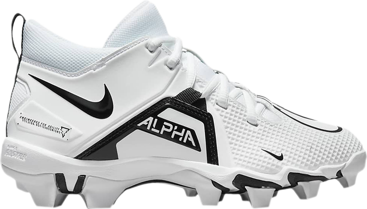 Nike Alpha Menace 3 Shark GS 'White Black' Boots, White