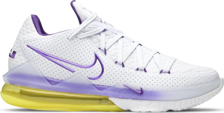 Nike LeBron 17 Low 'Lakers' Sneakers, White