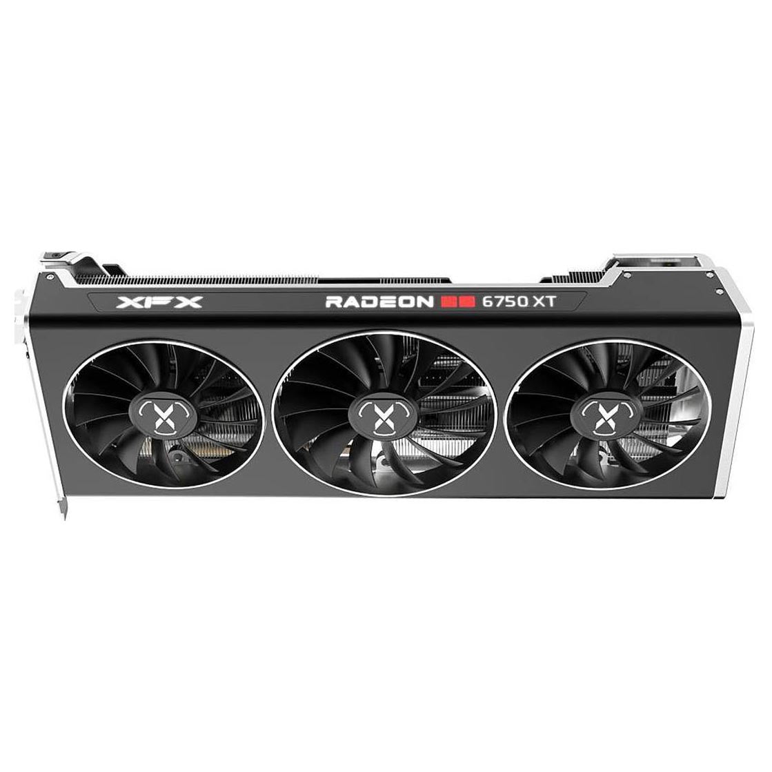 Gaming video card XFX Speedster Merc319 Radeon RX 6750XT Black, 12 GB RX-675XYTBDP