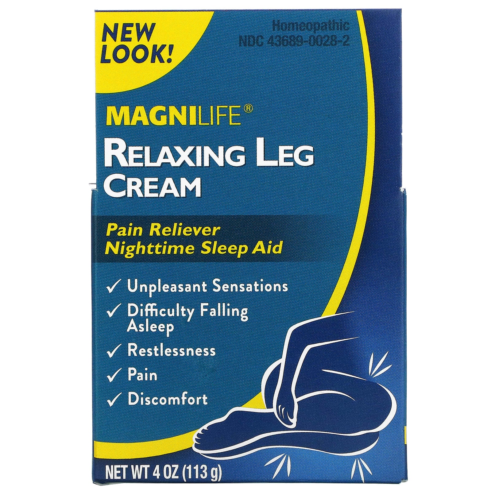 MagniLife Relaxing Cream for legs, 113 g