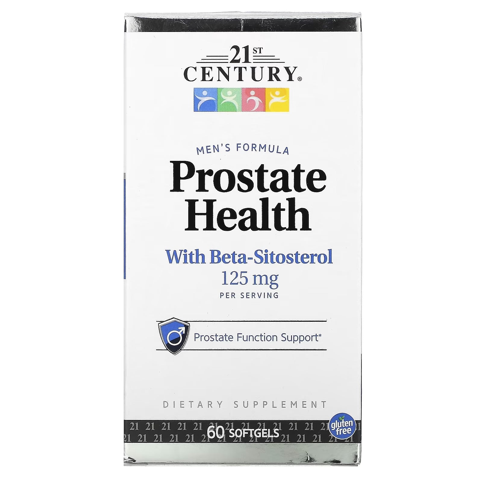 21st Century Prostate Health Supplement Beta Sitosterol 125 mg 60 softgels