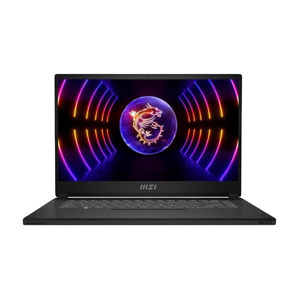 كمبيوتر محمول للألعاب MSI Stealth 15 A13VF مقاس 15.6 بوصة وذاكرة 16 جيجابايت/512 جيجابايت ومعالج i5-13420H ومعالج RTX 4060 بلون أسود ولوحة مفاتيح إنجليزية