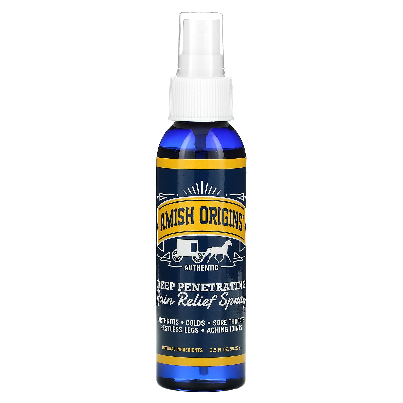 Amish Origins Deep Penetrating Spray, Pain Relief, 99.22 g