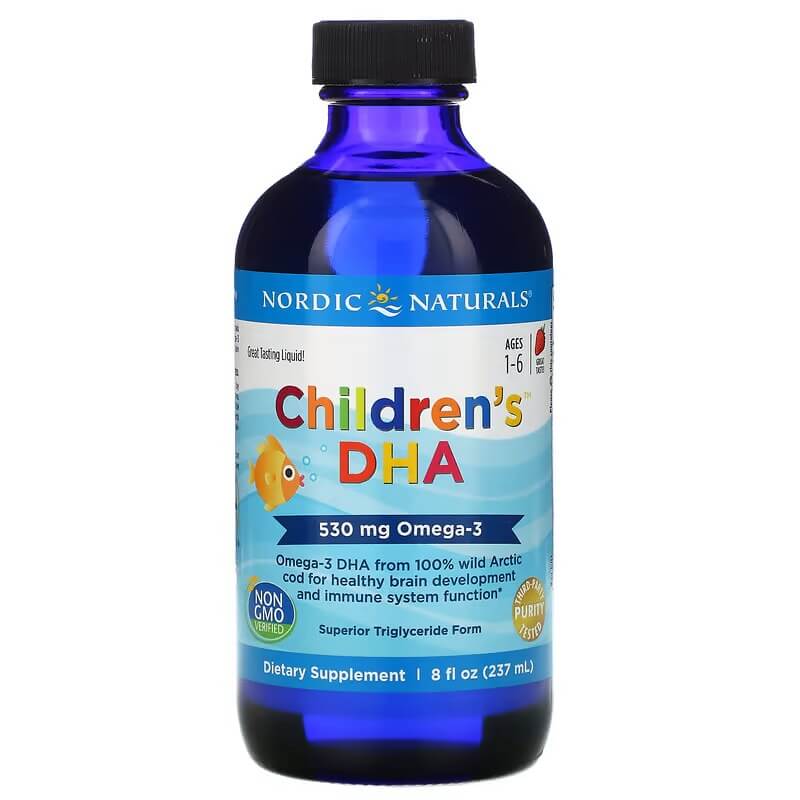 Nordic Naturals DHA Supplement for Children 1-6 Years 530 mg, 237 ml