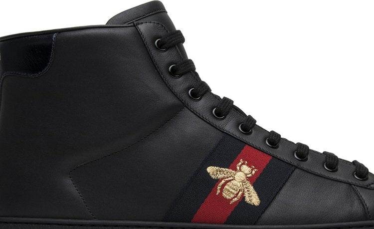 Gucci Ace High Bee sneakers, black