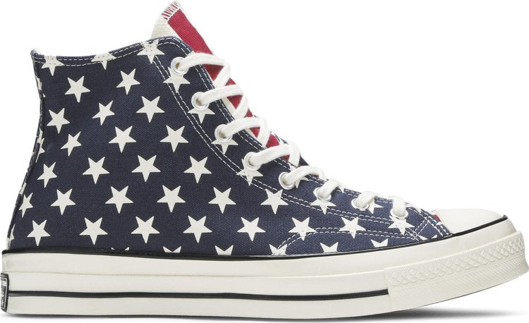 Converse Chuck 70 Archive Restuctured USA Flag Sneakers, White