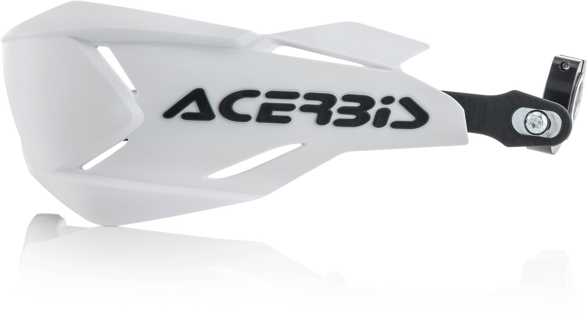 حماية مقبض Acerbis X-Factory، باللون الأبيض/الأسود