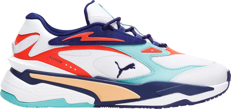 حذاء رياضي Puma RS-Fast Courtside White Angel Blue، أبيض