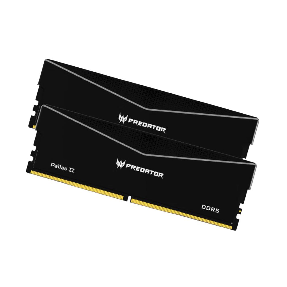 Acer Predator Pallas II memory module, 32 GB DDR5 (2 x 16GB), 6600 MHz, BL.9BWWR.435, black