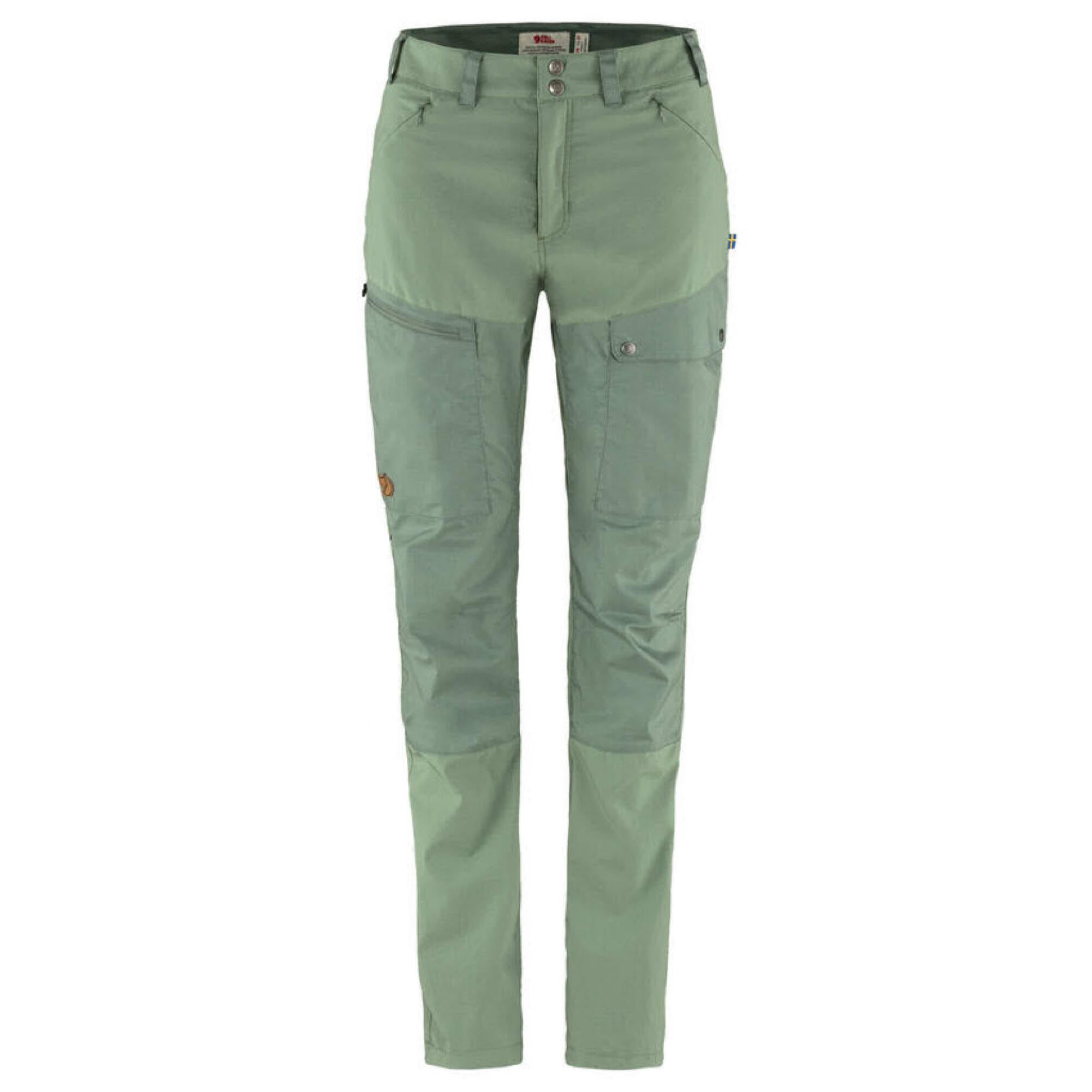 Fjallraven Abisko Midsummer Trs W Pants with Elastic Waist, Mint Green