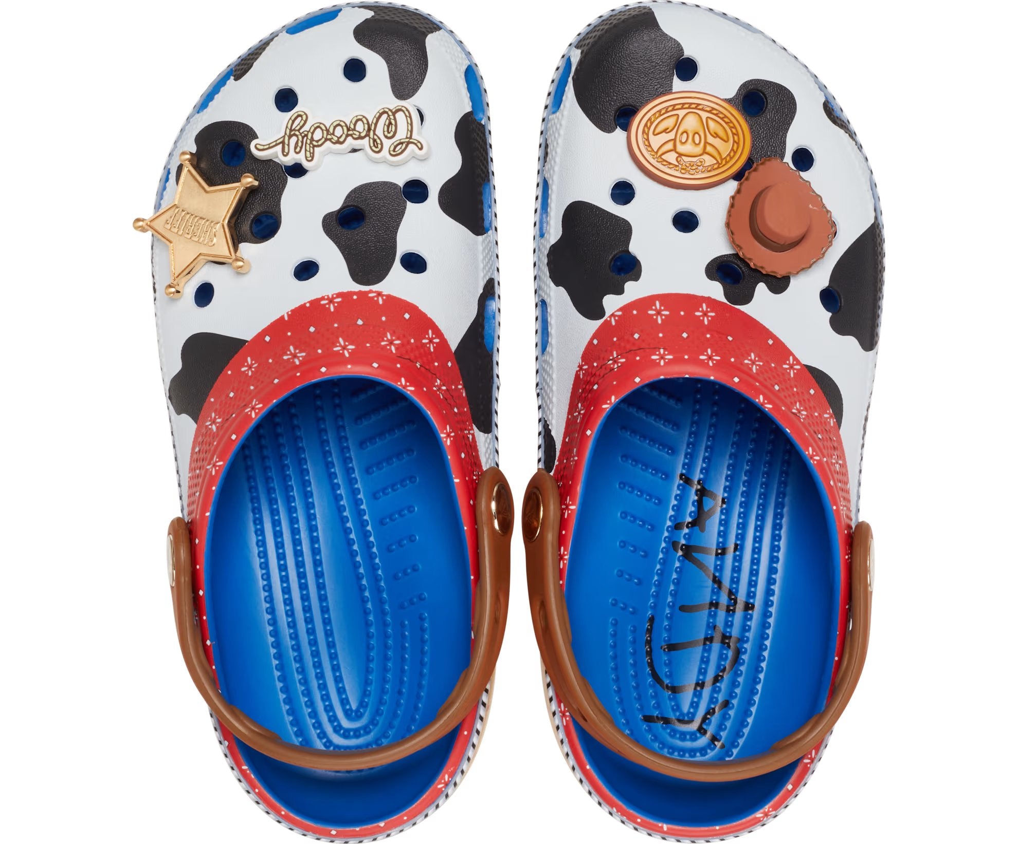 Children's clogs Crocs Classic x Toy Story 'Sheriff Woody', blue/brown