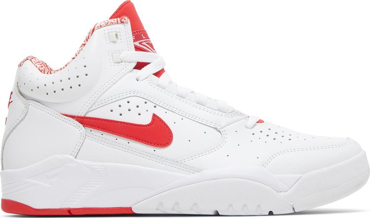 Nike Air Flight Lite Mid 'White University Red', white