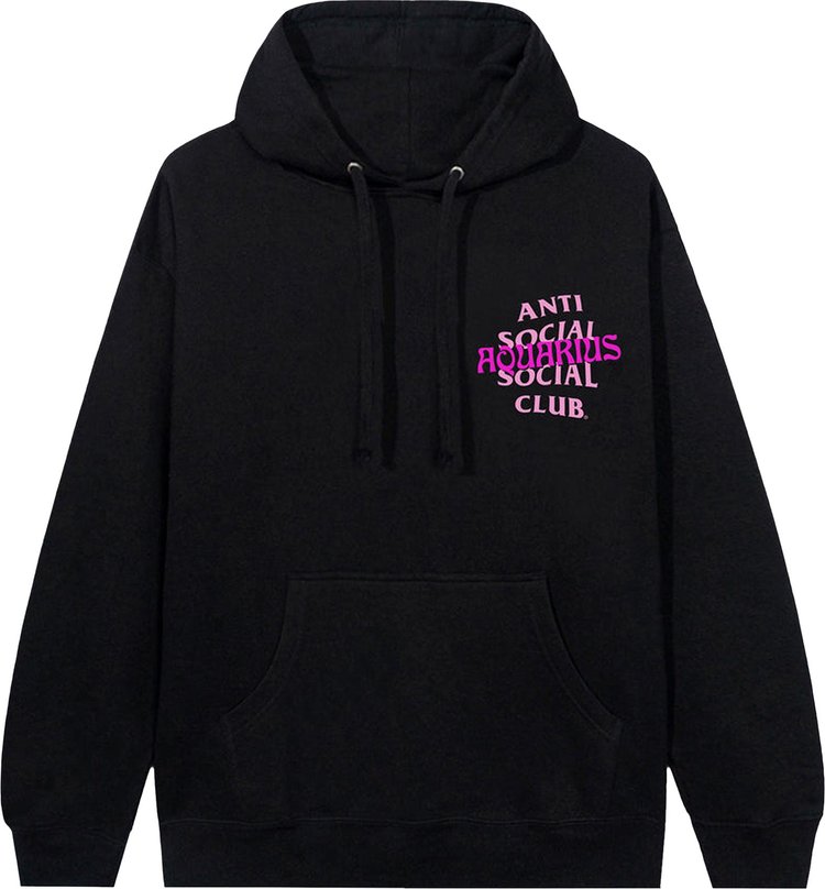 Anti Social Social Club Aquarius Hoodie Black