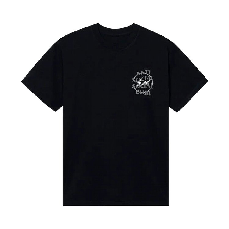 Anti Social Social Club x Fragment Half Tone 'Black/Grey' T-Shirt, black