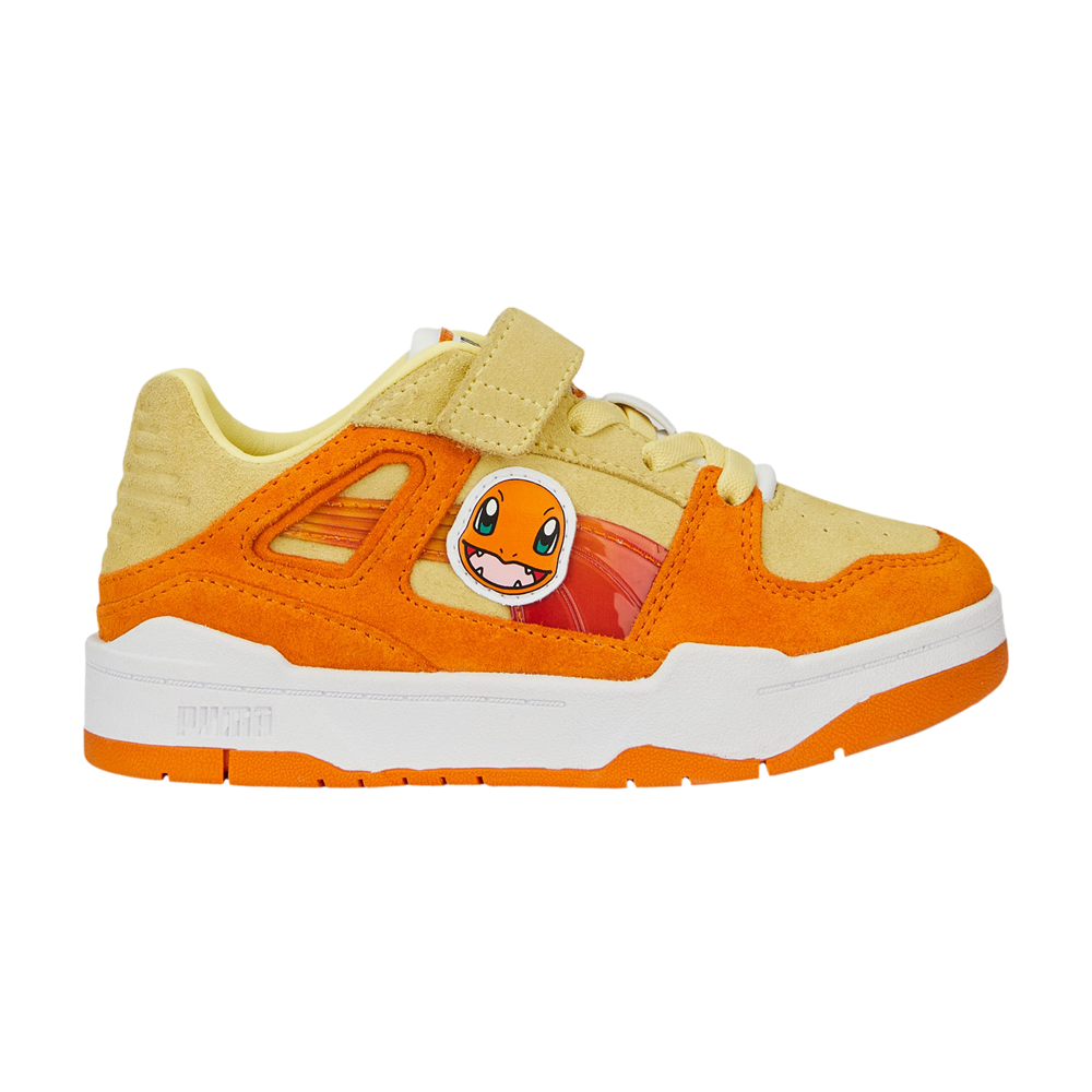 Pokémon x Slipstream Lo Little Kid Puma Sneakers, orange