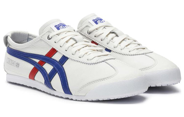 حذاء Onitsuka Tiger MEXICO 66 باللون الأبيض والأزرق والأحمر