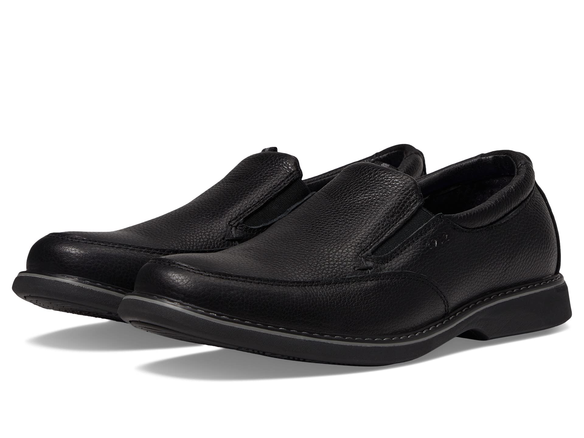 Nunn Bush Otto Plain Toe Slip-On Loafers, black