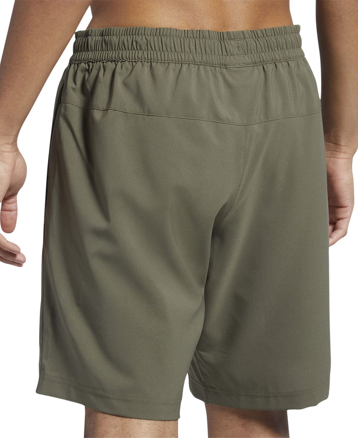 Reebok Men's 9" Regular Fit Woven Drawstring Moisture Wicking Shorts