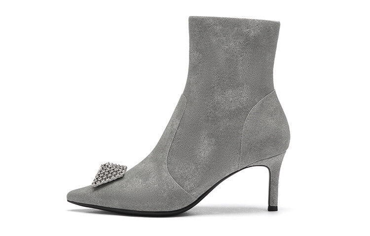 Women's ankle boots 73Hours, gray