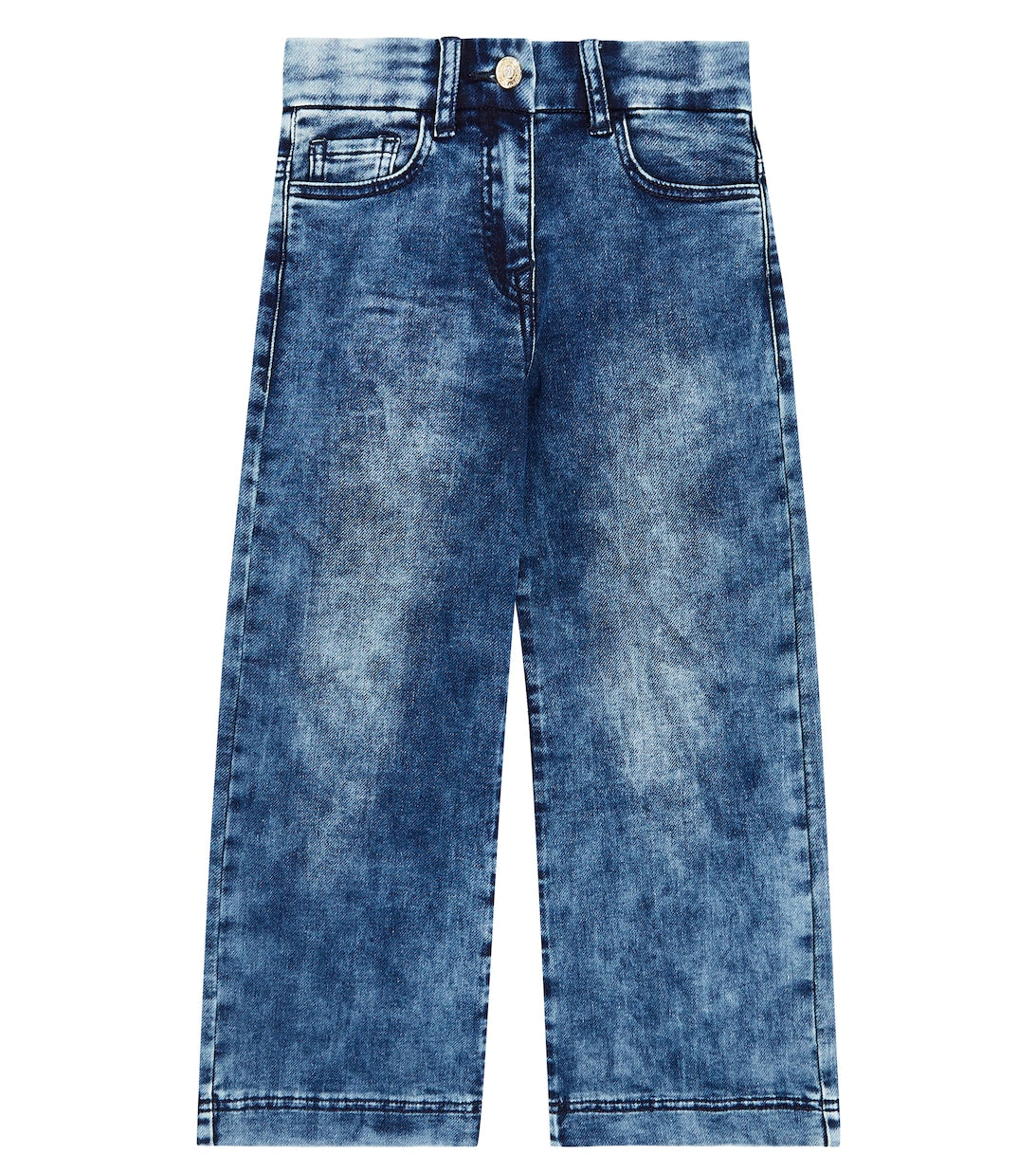 Looney Tunes Monnalisa Collab Embellished Jeans, Blue