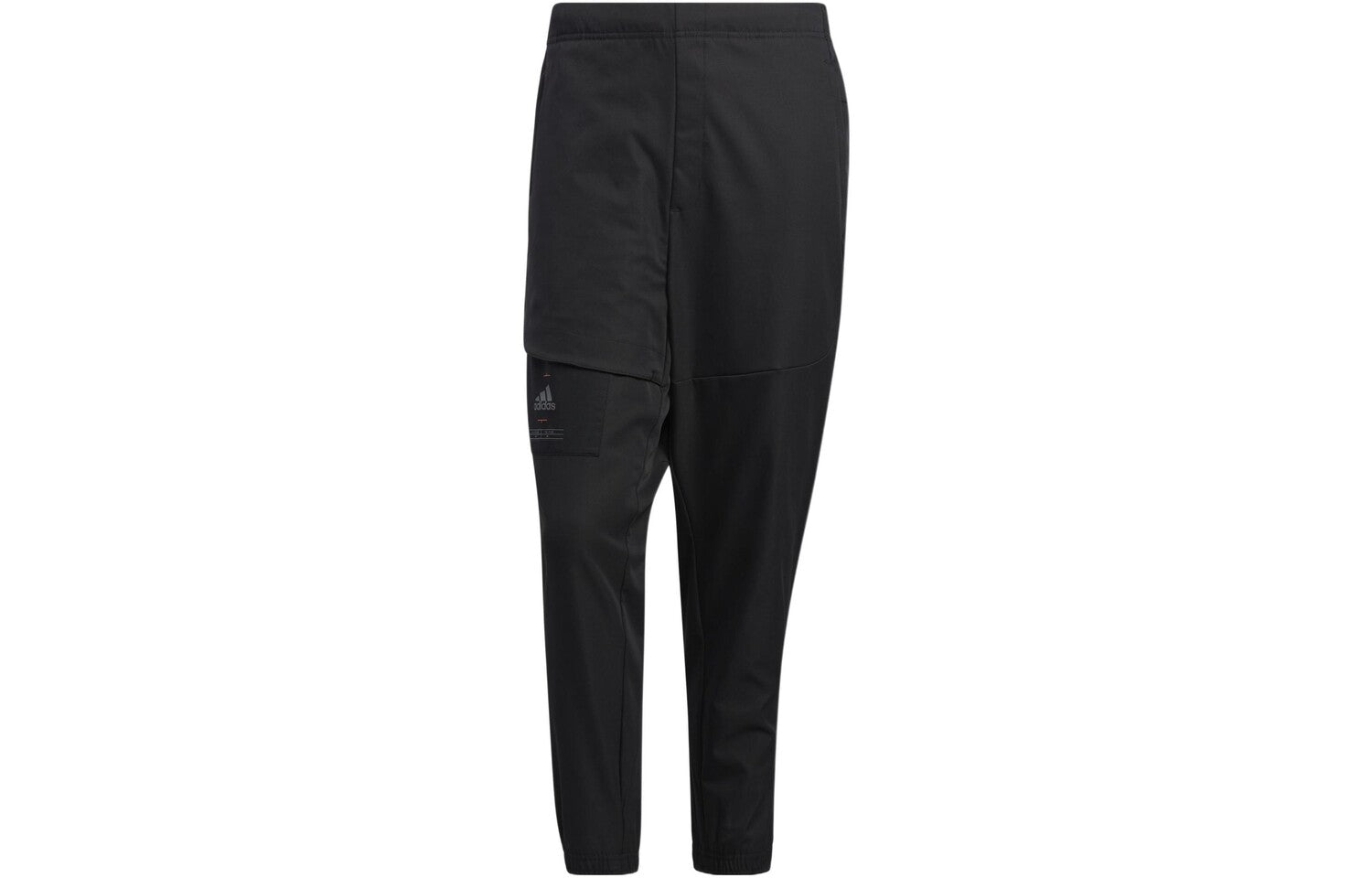 Knitted sports pants men's black Adidas, black