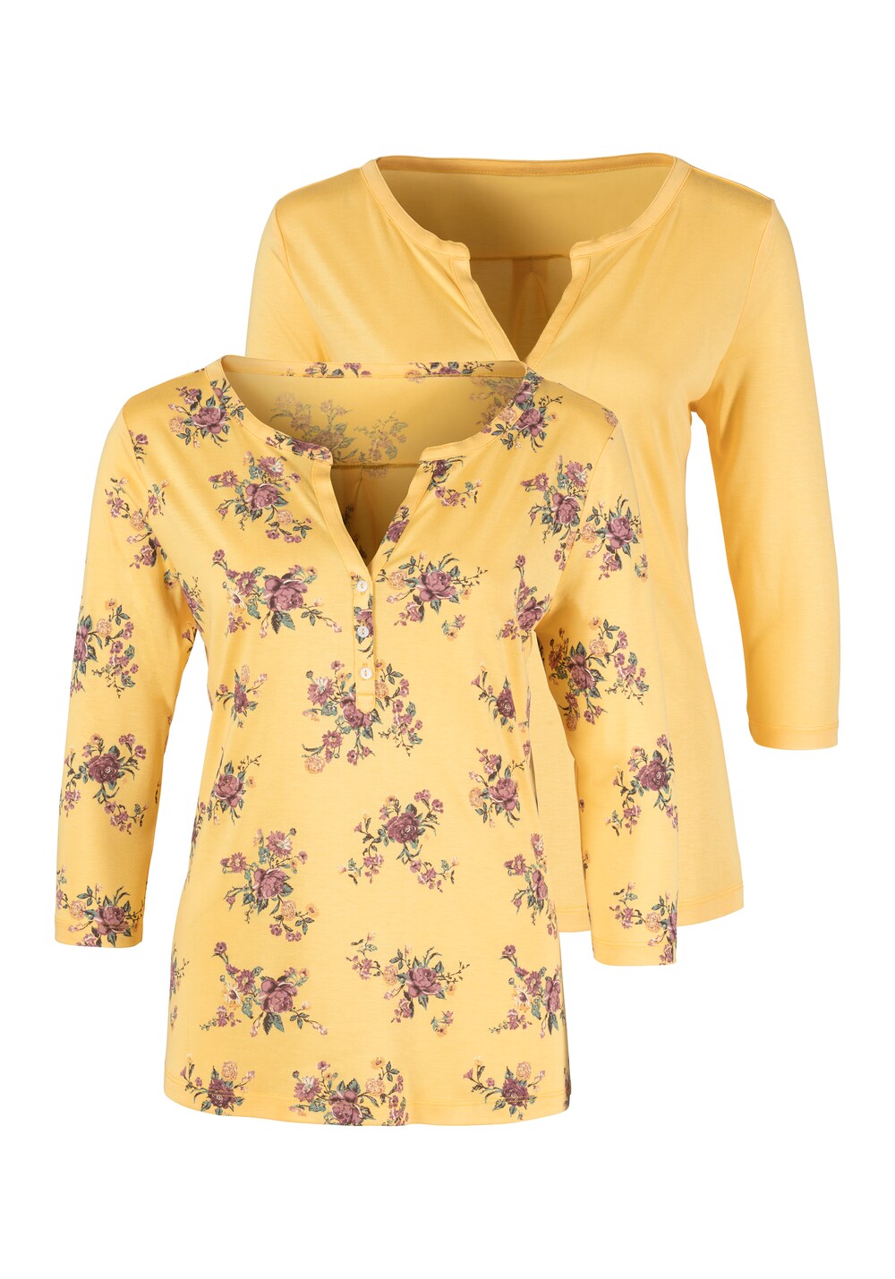 Shirt Lascana, yellow