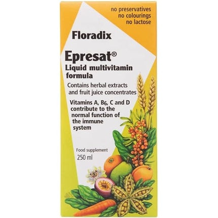 Salus Epresat liquid multivitamin with vitamins A, C, D3, E, B1, B2, B3, B6 250ml, Flora