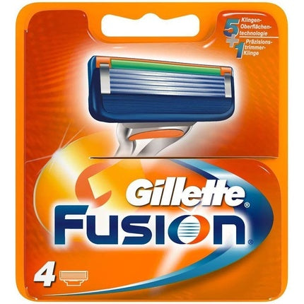 Fusion razor blades, 4 pcs., Gillette