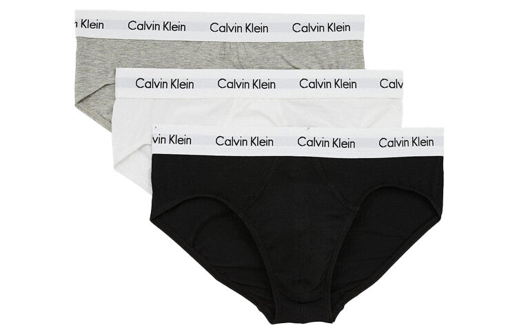 Men's briefs Calvin Klein, black white gray