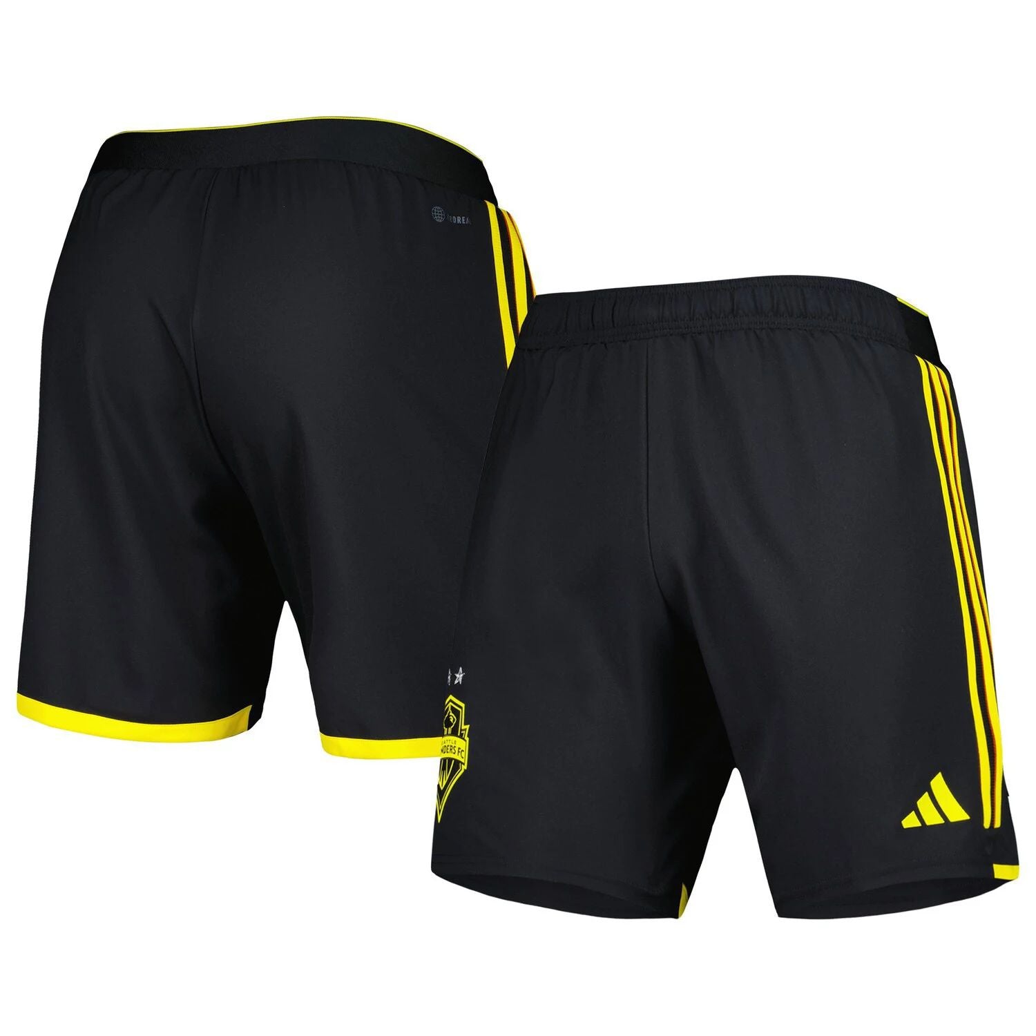 Seattle Sounders FC 2023 AEROREADY Authentic adidas Men's Black Away Shorts