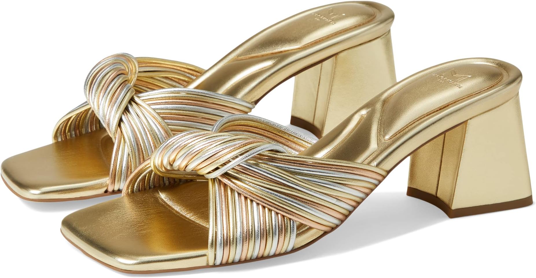 Cherrie Marc Fisher LTD sandals, gold