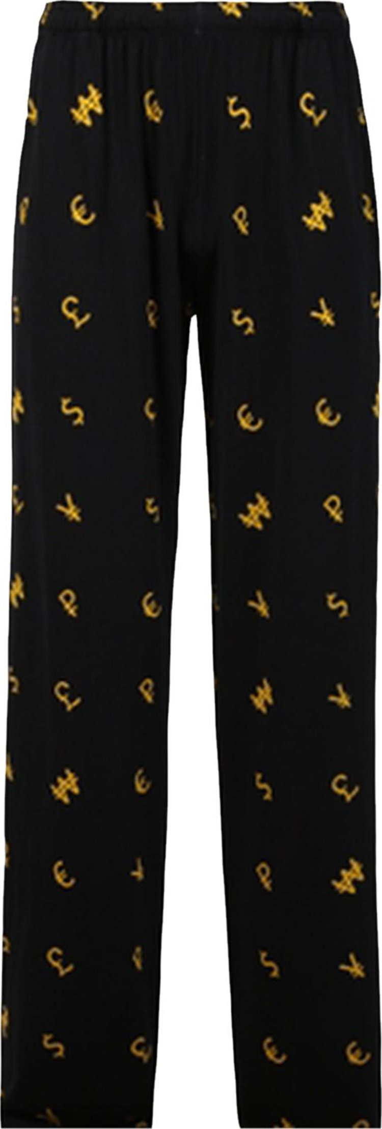 Vetements Fluid Jersey Pants 'Currency', multicolor