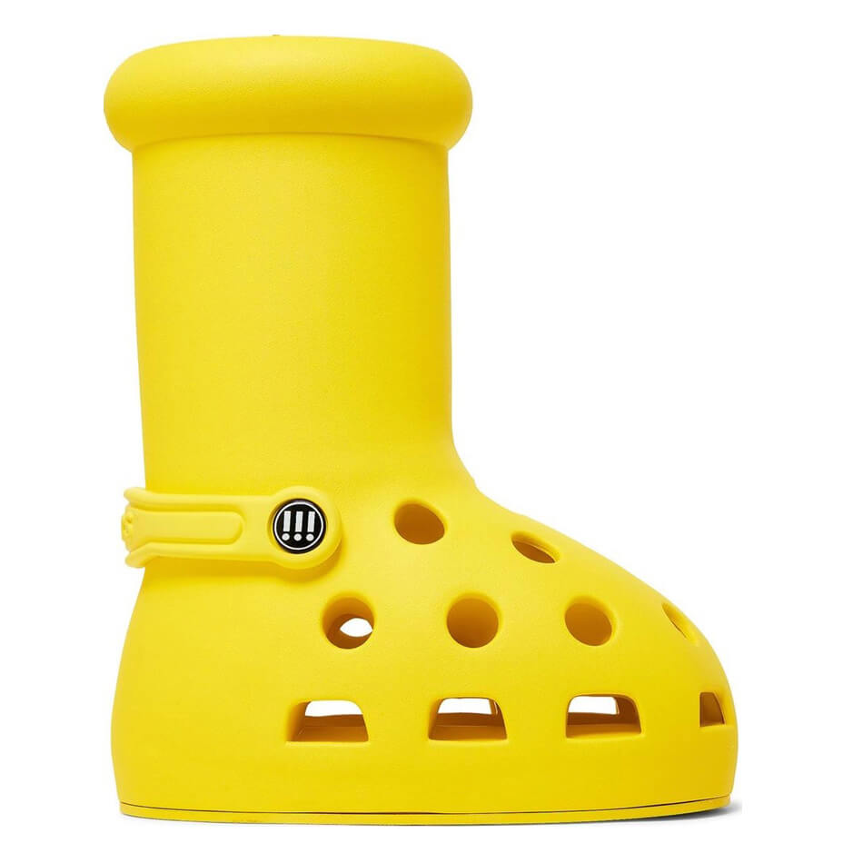 Boots Crocs x MSCHF Big Yellow Boot, yellow