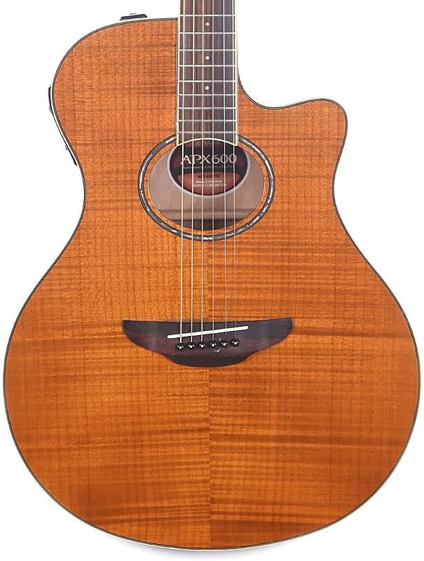 Yamaha APX600FM Flame Maple Acoustic-Electric Guitar - Amber APX600FM Flame Maple Acoustic-Electric Guitar