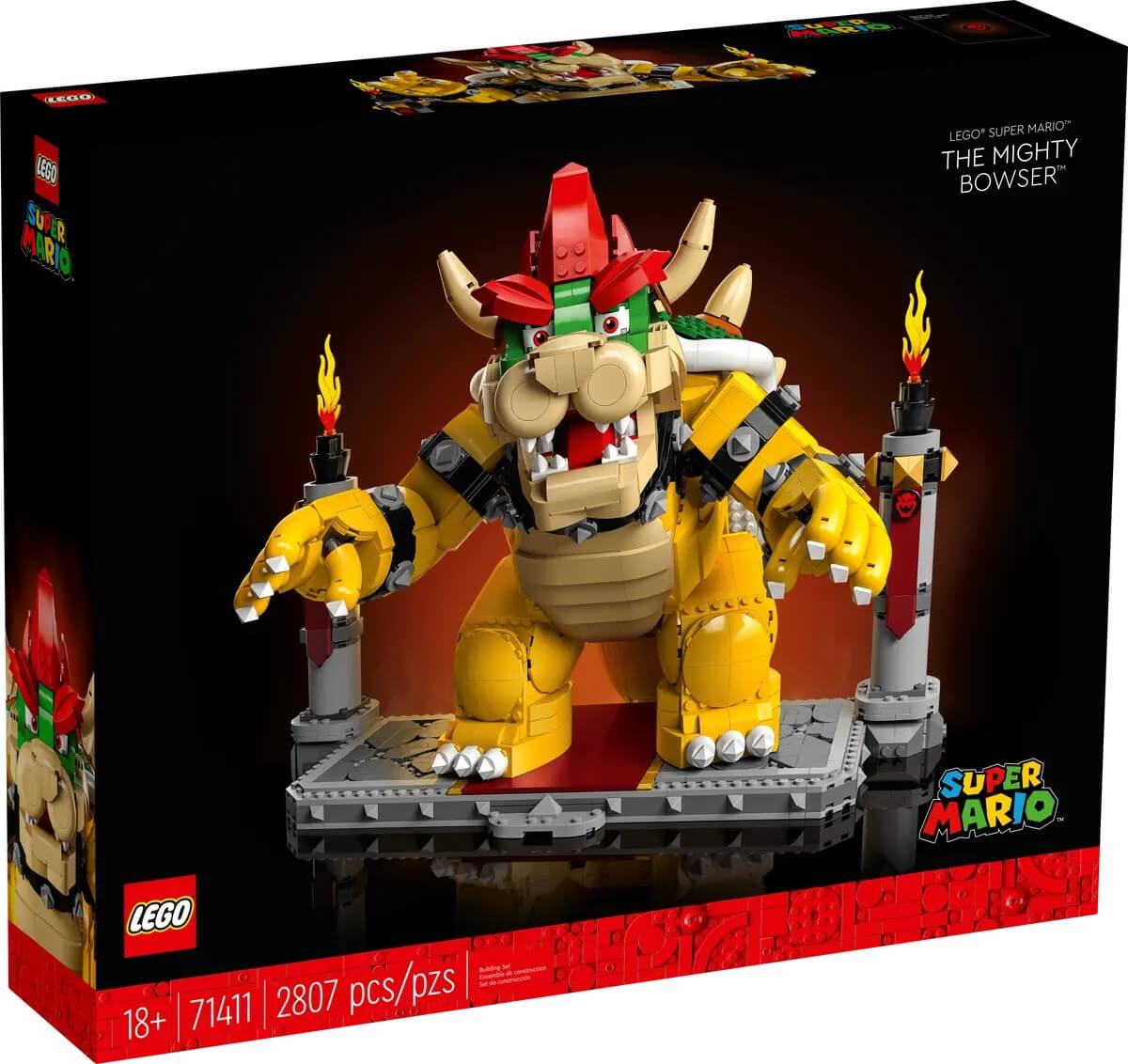 LEGO Super Mario The Mighty Bowser 71411, 2807 pieces