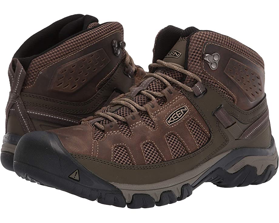 حذاء Keen Targhee Vent Mid باللون البني