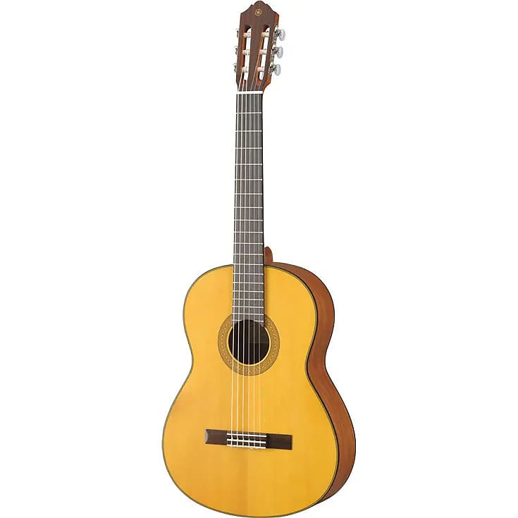 Yamaha CG122MSH Classical Acoustic Guitar with Nylon Strings natural color