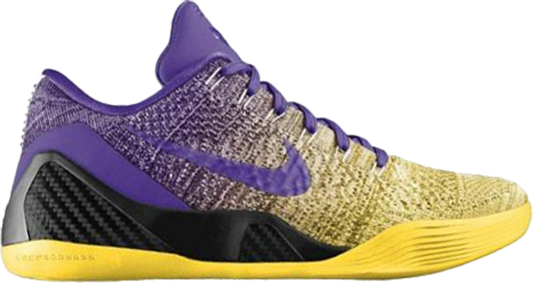 Nike Kobe 9 Elite iD Sneakers, Yellow-Purple