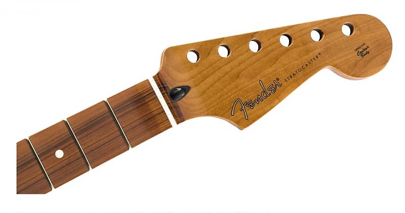 New Fender Roasted Maple C-Shaped Stratocaster Neck Pau Ferro Fingerboard 21 fret Stratocaster Neck