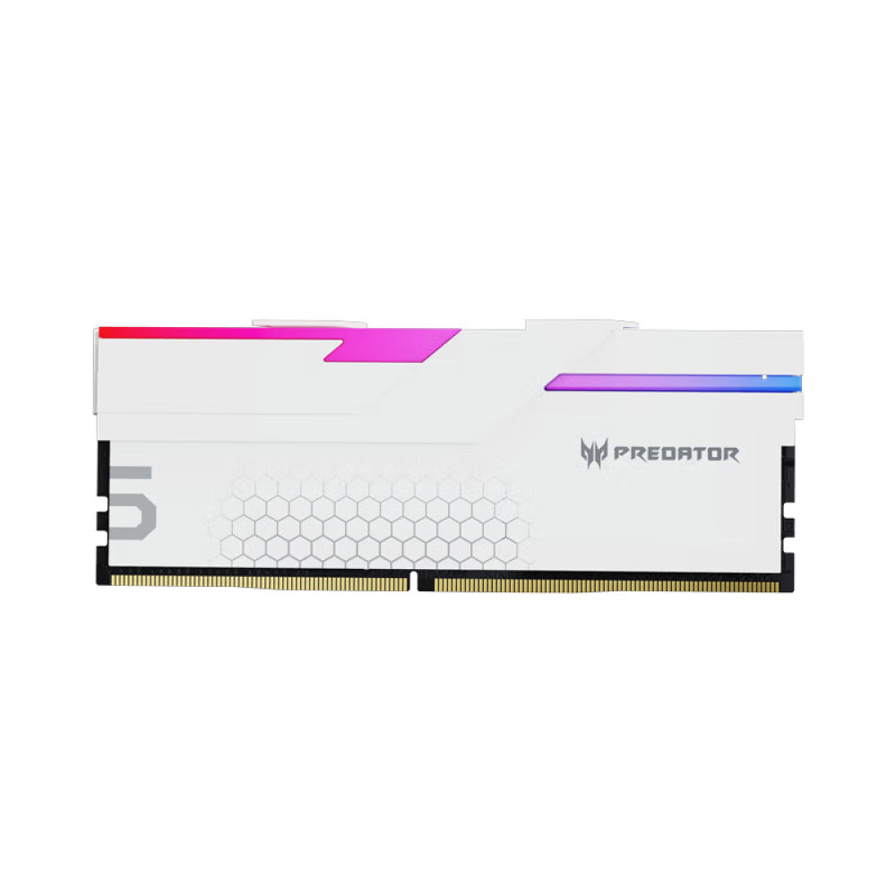 Acer Predator Hermes memory module, 64 GB DDR5 (2 x 32GB), 6400 MHz, BL.9BWWR.423, white