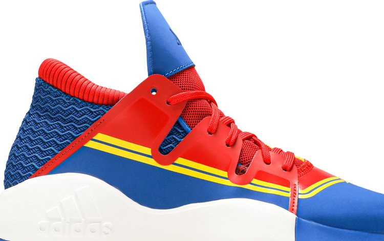 حذاء رياضي Adidas Marvel x Pro Vision J 'Heroes Among Us: Captain Marvel' باللون الأزرق