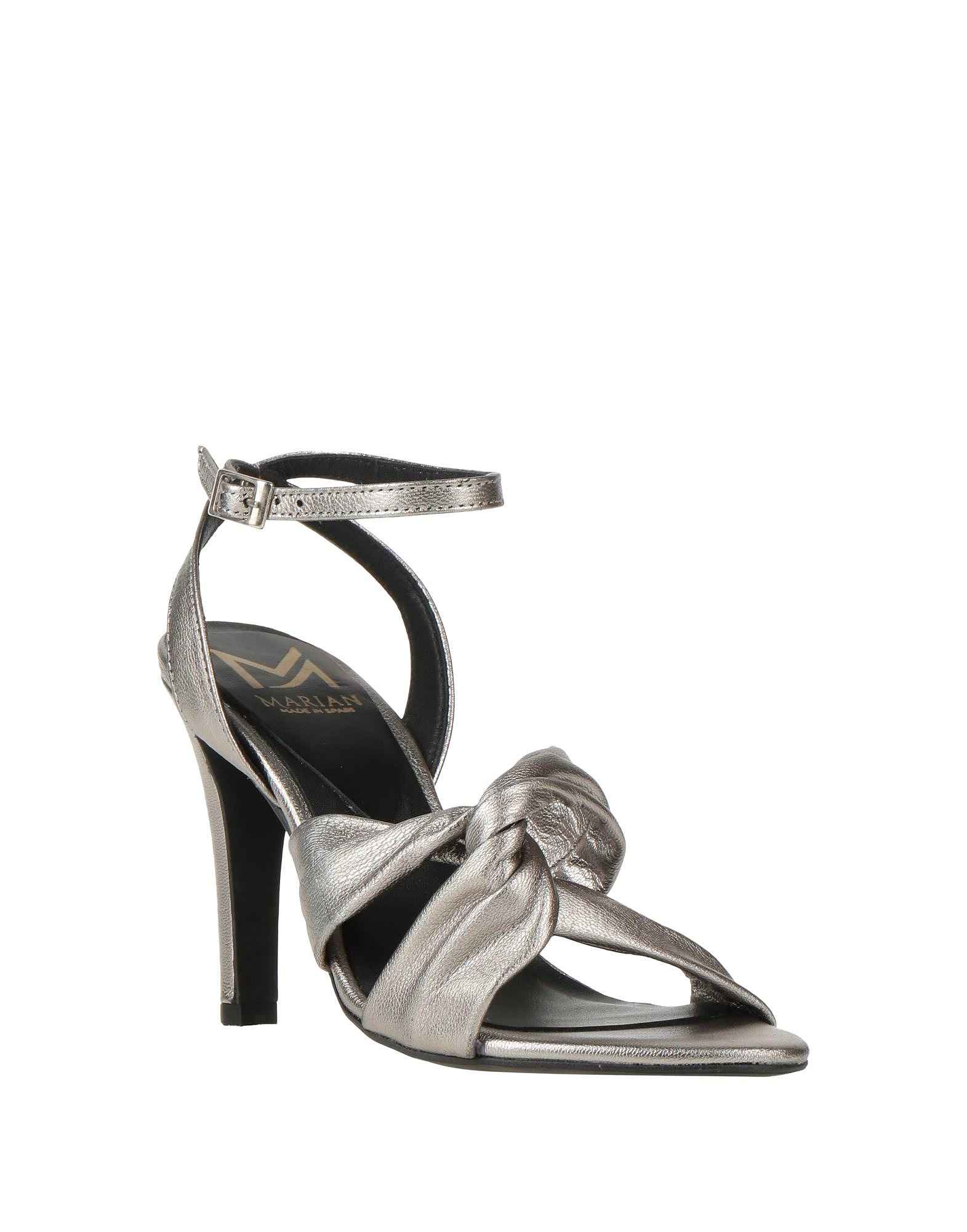 Marian sandals, silver