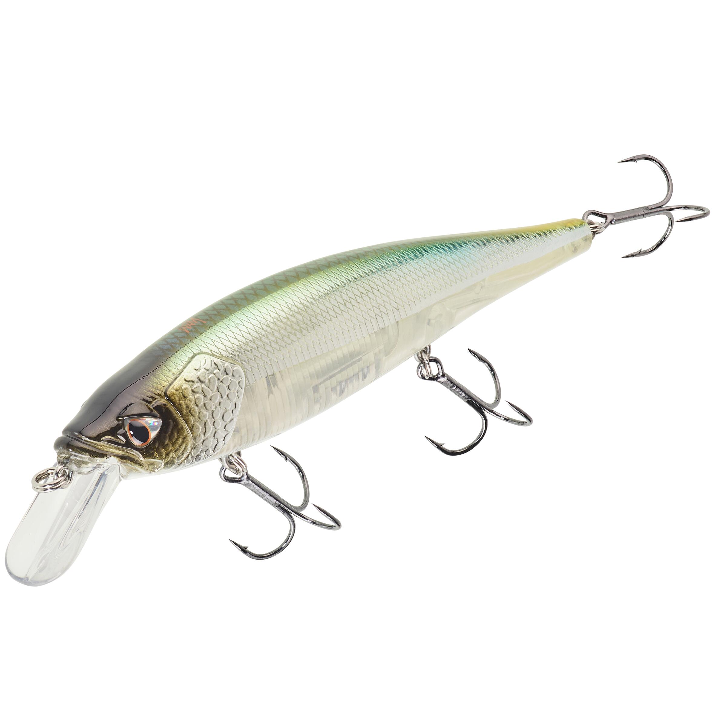 Wobbler jerkbait minnow WXM MNW 130SP bleak CAPERLAN, light gray